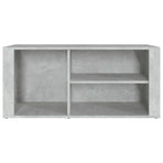 Shoe Cabinet Concrete Grey 100x35x45 cm Engineered Wood