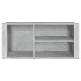 Shoe Cabinet Concrete Grey 100x35x45 cm Engineered Wood - 45-Degree Angle