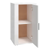 Sideboard High Gloss White 40x33x70 cm Engineered Wood - Top-Down View