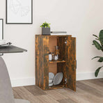 Sideboard Smoked Oak 40x33x70 cm Engineered Wood