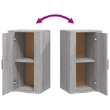 Sideboard Grey Sonoma 40x33x70 cm Engineered Wood - Low Angle