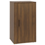 Sideboard Brown Oak 40x33x70 cm Engineered Wood - Front View