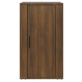 Sideboard Brown Oak 40x33x70 cm Engineered Wood - Side View