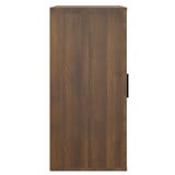 Sideboard Brown Oak 40x33x70 cm Engineered Wood - 45-Degree Angle