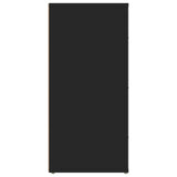 Sideboard Black 40x33x70 cm Engineered Wood - 45-Degree Angle