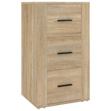 Sideboard Sonoma Oak 40x33x70 cm Engineered Wood - Front View