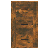 Sideboard Smoked Oak 40x33x70 cm Engineered Wood - Side View