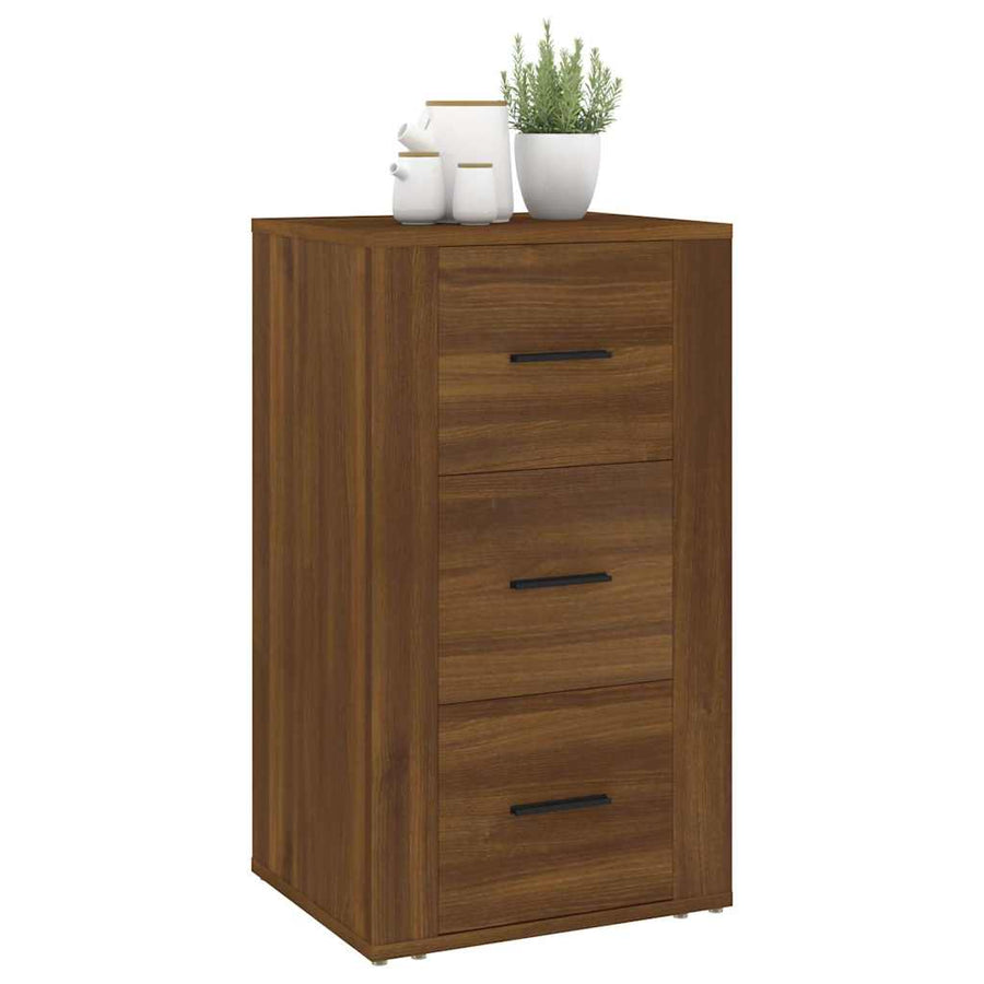 Sideboard Brown Oak 40x33x70 cm Engineered Wood
