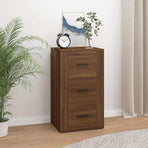 Sideboard Brown Oak 40x33x70 cm Engineered Wood
