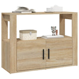 Sideboard Sonoma Oak 80x30x60 cm Engineered Wood - Top-Down View