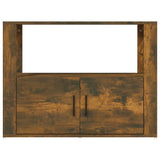 Sideboard Smoked Oak 80x30x60 cm Engineered Wood