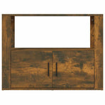 Sideboard Smoked Oak 80x30x60 cm Engineered Wood