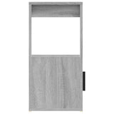 Sideboard Grey Sonoma 80x30x60 cm Engineered Wood - Low Angle