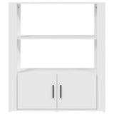 Sideboard White 80x30x90 cm Engineered Wood