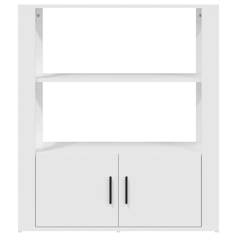 Sideboard White 80x30x90 cm Engineered Wood