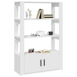 Sideboard White 80x30x119.5 cm Engineered Wood - Top-Down View