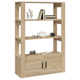 Sideboard Sonoma Oak 80x30x119.5 cm Engineered Wood - Top-Down View