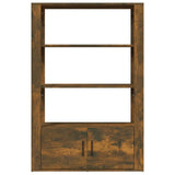 Sideboard Smoked Oak 80x30x119.5 cm Engineered Wood