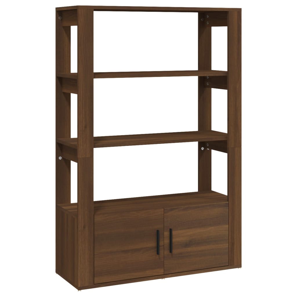 Sideboard Brown Oak 80x30x119.5 cm Engineered Wood