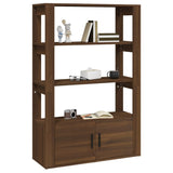 Sideboard Brown Oak 80x30x119.5 cm Engineered Wood - Top-Down View