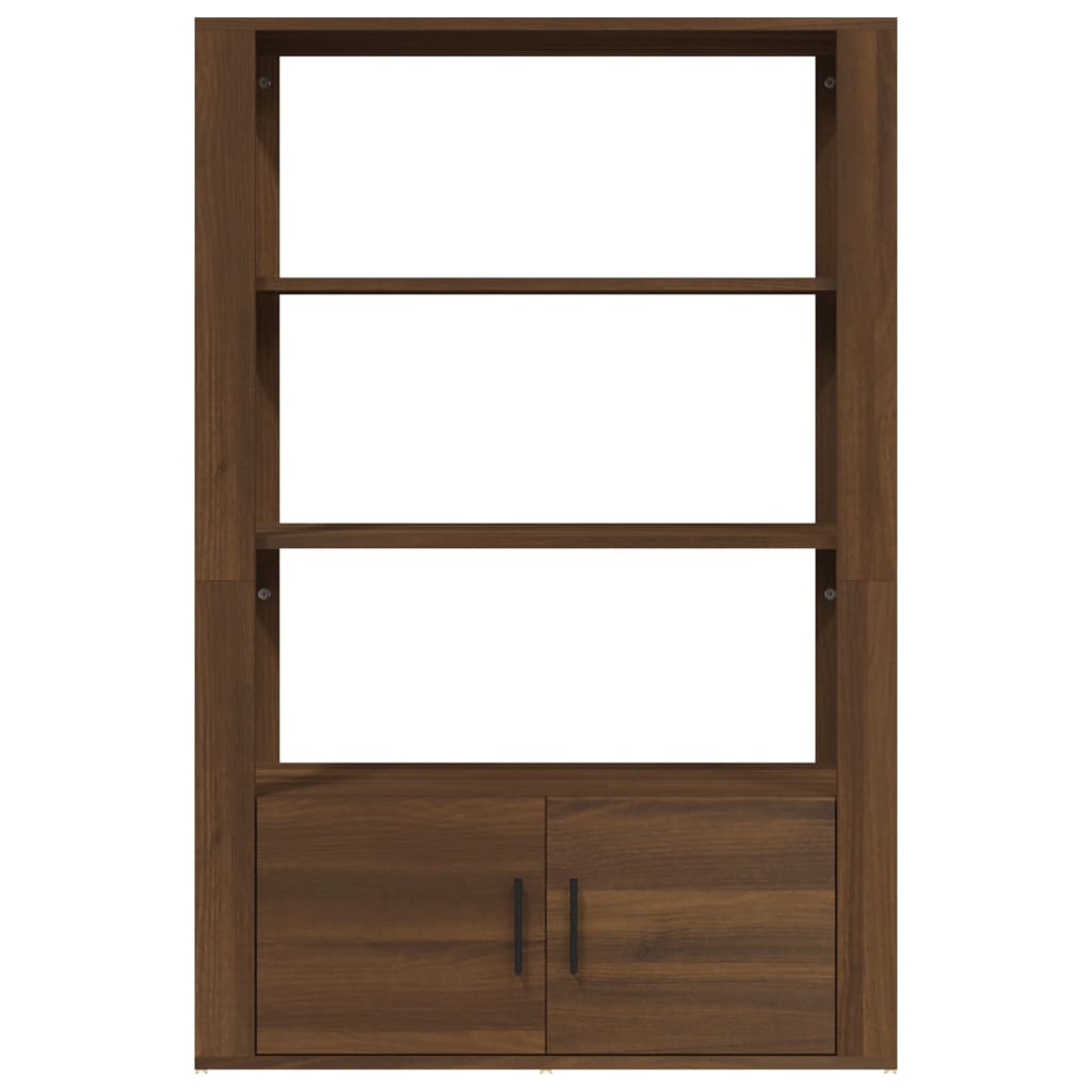Sideboard Brown Oak 80x30x119.5 cm Engineered Wood