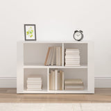 Sideboard White 80x30x54 cm Engineered Wood - Side View