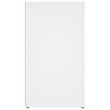 Sideboard White 80x30x54 cm Engineered Wood - Rear View