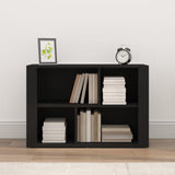 Sideboard Black 80x30x54 cm Engineered Wood - Side View
