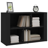 Sideboard Black 80x30x54 cm Engineered Wood - Top-Down View