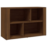 Sideboard Brown Oak 80x30x54 cm Engineered Wood - Front View