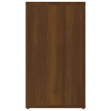 Sideboard Brown Oak 80x30x54 cm Engineered Wood - Rear View