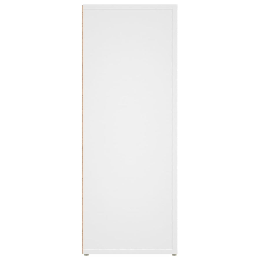 Sideboard White 80x30x80 cm Engineered Wood