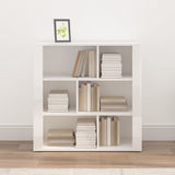 Sideboard High Gloss White 80x30x80 cm Engineered Wood - Side View