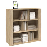 Sideboard Sonoma Oak 80x30x80 cm Engineered Wood - Top-Down View
