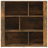 Sideboard Smoked Oak 80x30x80 cm Engineered Wood