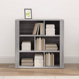 Sideboard Grey Sonoma 80x30x80 cm Engineered Wood - Side View