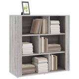 Sideboard Grey Sonoma 80x30x80 cm Engineered Wood - Top-Down View