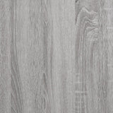 Sideboard Grey Sonoma 80x30x80 cm Engineered Wood - Close-Up Angle