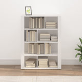 Sideboard White 80x30x106 cm Engineered Wood - Side View
