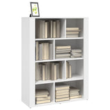 Sideboard White 80x30x106 cm Engineered Wood - Top-Down View