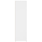Sideboard White 80x30x106 cm Engineered Wood