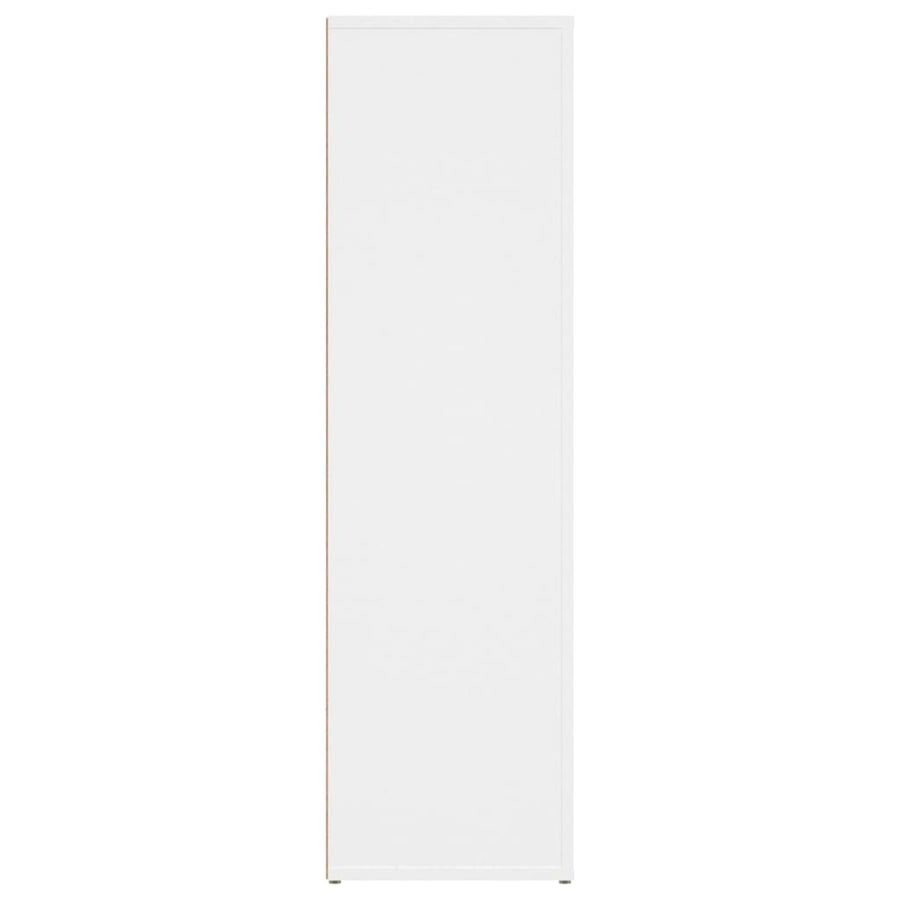 Sideboard White 80x30x106 cm Engineered Wood