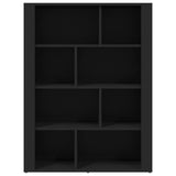 Sideboard Black 80x30x106 cm Engineered Wood - 45-Degree Angle