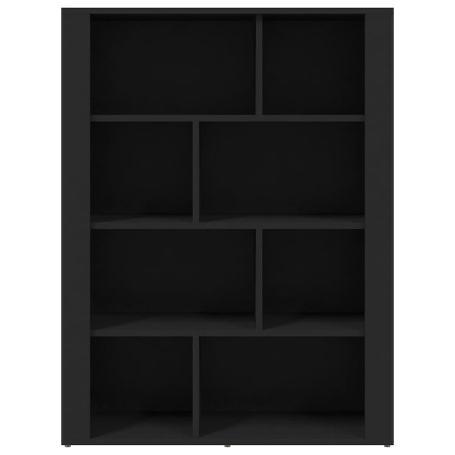 Sideboard Black 80x30x106 cm Engineered Wood