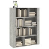 Sideboard Concrete Grey 80x30x106 cm Engineered Wood