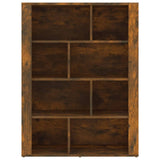 Sideboard Smoked Oak 80x30x106 cm Engineered Wood - 45-Degree Angle