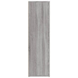 Sideboard Grey Sonoma 80x30x106 cm Engineered Wood