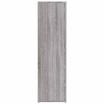 Sideboard Grey Sonoma 80x30x106 cm Engineered Wood