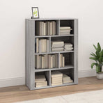 Sideboard Grey Sonoma 80x30x106 cm Engineered Wood