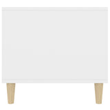 Coffee Table White 90x49x45 cm Engineered Wood